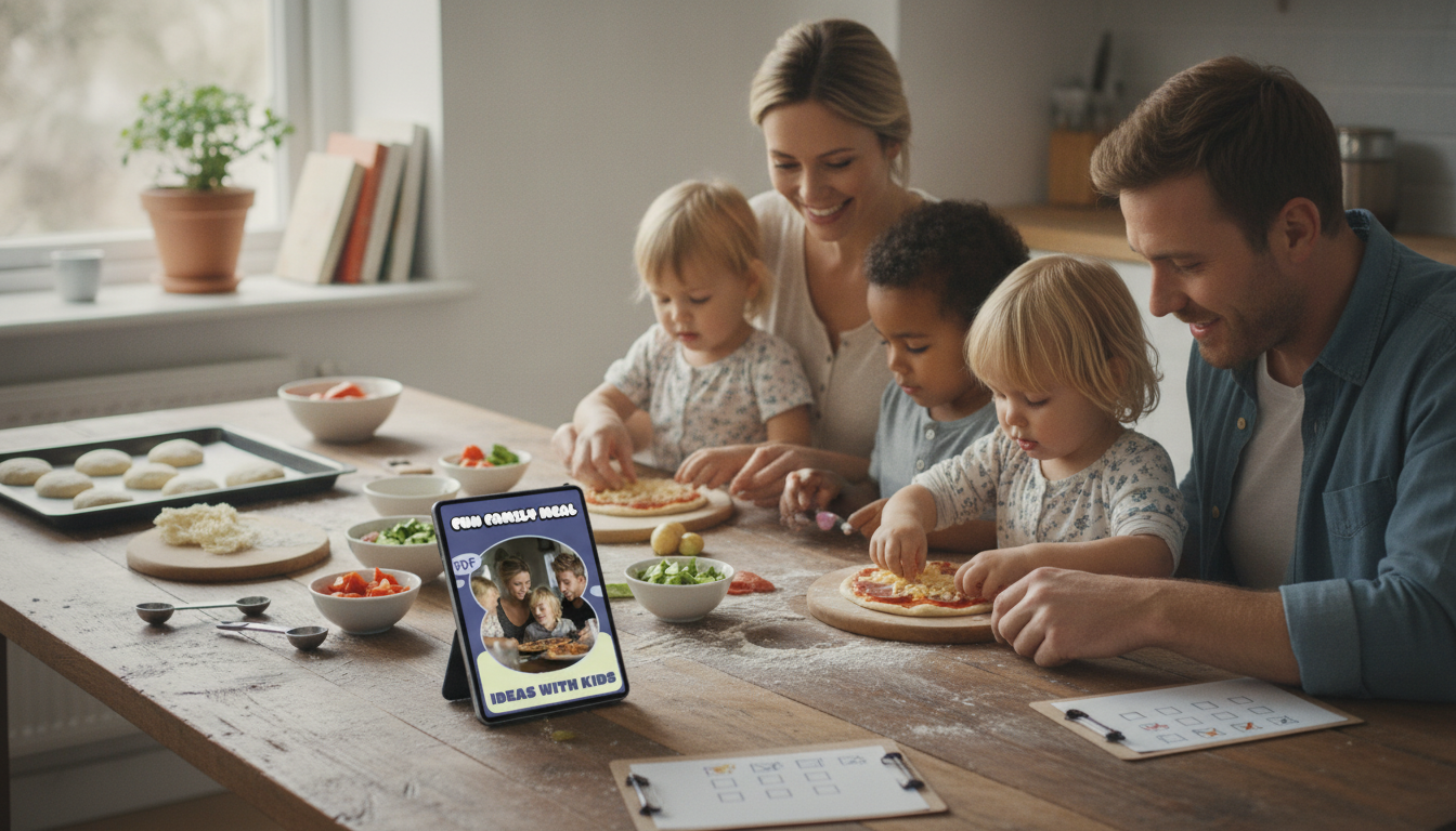 Interactive Family Dinners: Easy Weekly Plan + Kid Jobs
