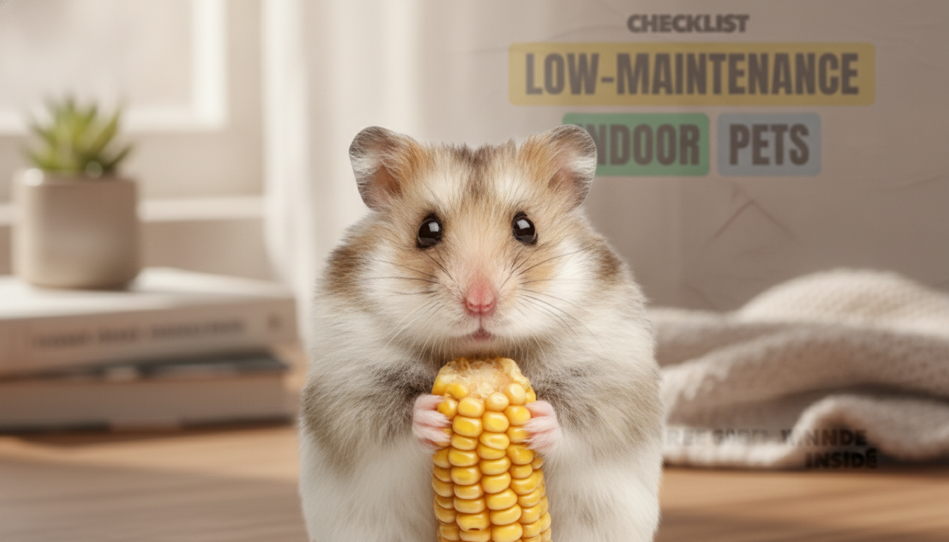 Low-Maintenance Indoor Pets: Busy-People Checklist